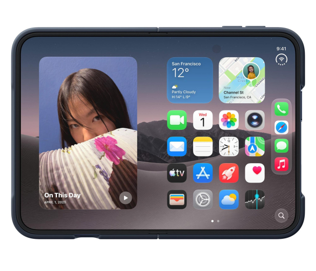 Apple Etui do iPhone Duo granat - 1594017 - zdjęcie 2